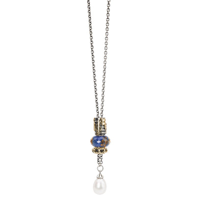 Collar Fantasía de Plata con Perla
